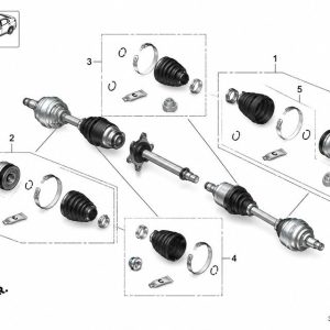 44014-31A-305 Outer Joint Kit / CV Joint Outboard Kit (Applicable to Honda NS1)