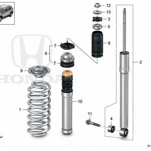 52611-31Y-H02 Rear Shock Absorber Unit (Applicable to Honda NS2)