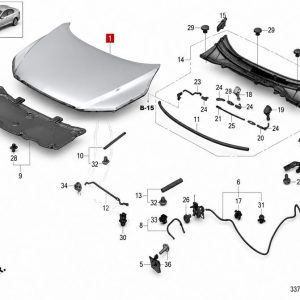 60100-33T-H00ZZ Hood / Bonnet (Applicable to Honda NS2)