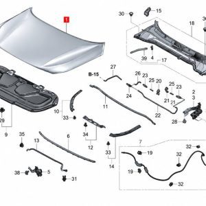 6010031AH00ZZ Hood / Bonnet (Applicable to Honda NS)
