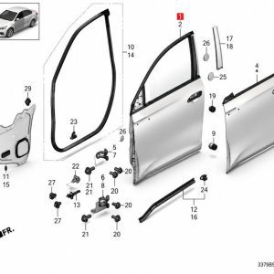 67010-31Y-H01ZZ Front Door RH (Applicable to Honda NS2)