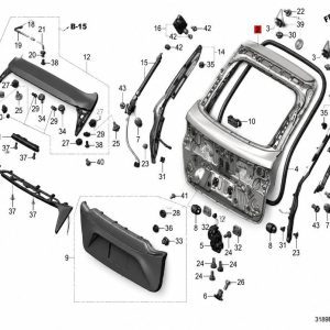 68100-31A-H00ZZ Tailgate / Hatchback Door (Applicable to Honda NS1)